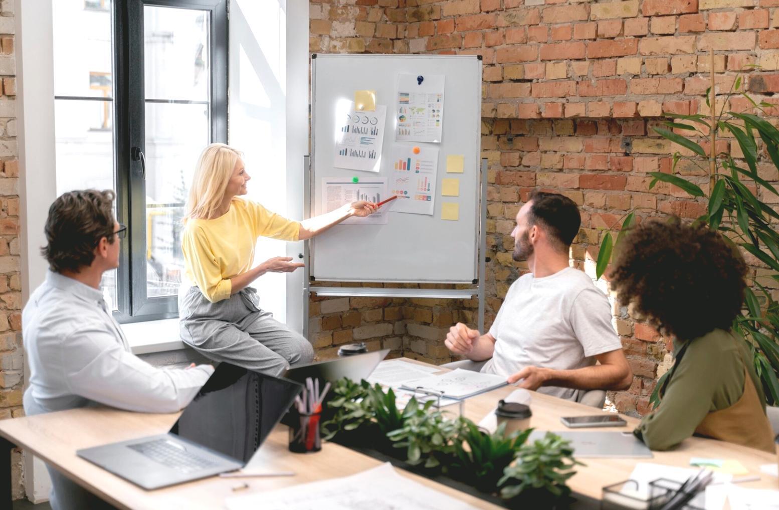 Financial planning session with charts and analysis tools
